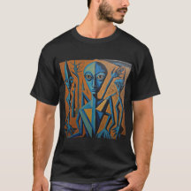Art Alien Bleu Picasso