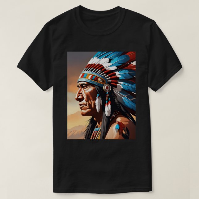 T-shirt Art amérindien (Design devant)