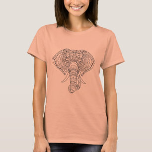 T-shirt Art animal africain d'éléphant tribal
