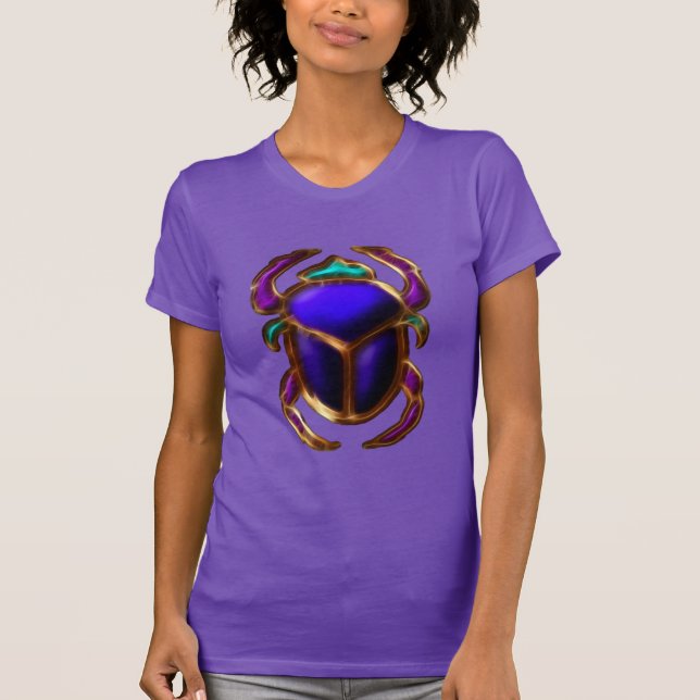 T-shirt Art antique égyptien mystique Scarab (Devant)