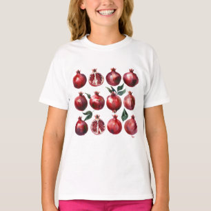 T-shirt Art aquarelle de grenade