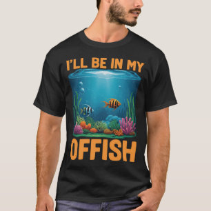 T-shirt Art Aquarium Pour Hommes Femmes Gardien de Poisson