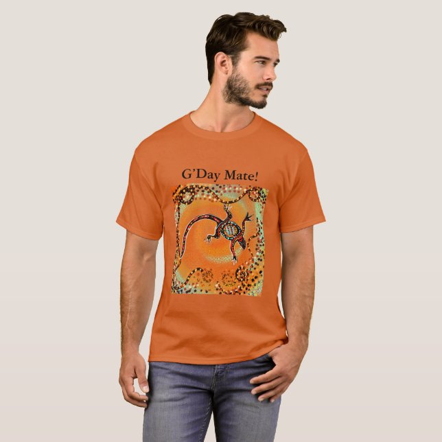T-SHIRT ART AUSTRALIEN                   (Devant entier)