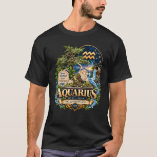 T-shirt Art Bonsaï du Zodiaque Verseau