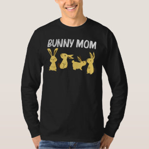 T-shirt Art Bunny cool pour maman Mère Rabbit Jersey Wooly