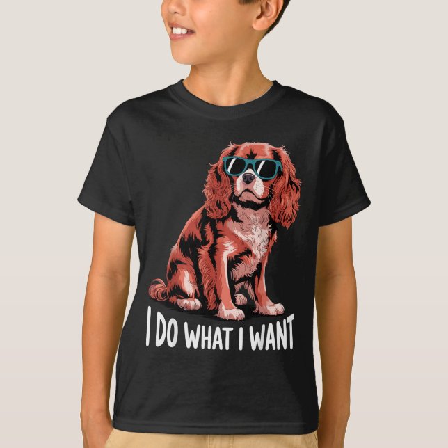 T-shirt Art Cavalier King Charles pour hommes femmes Caval (Devant)