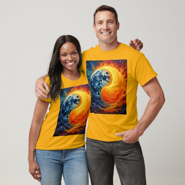 T-shirt Art Celestial Yin Yang (Unisexe)