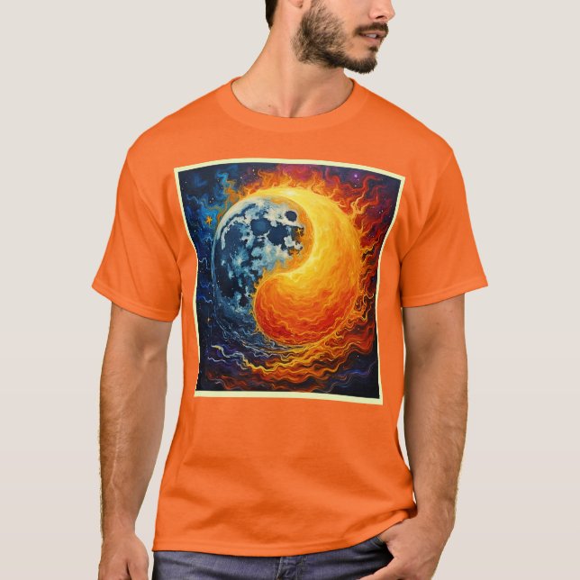T-shirt Art Celestial Yin Yang (Devant)