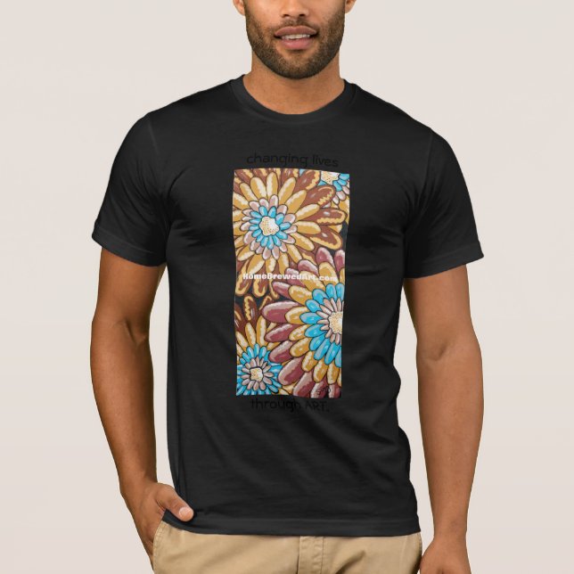 T-shirt Art changeant #2 de Thorugh des vies (Devant)