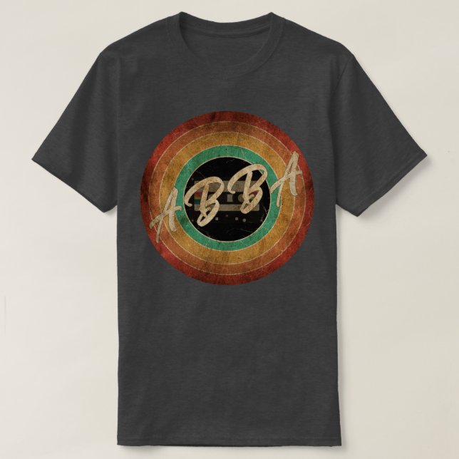 T-shirt Art circulaire Vintage ABBA (Design devant)
