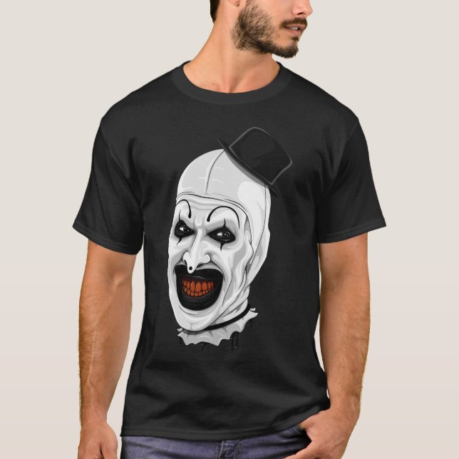 T-shirt Art Clown terrifier film halloween (Devant)