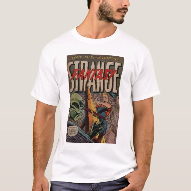 T-shirt Art comique d'âge d'or - imaginaire étrange (Devant)