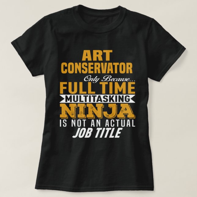 T-shirt Art Conservator (Design devant)