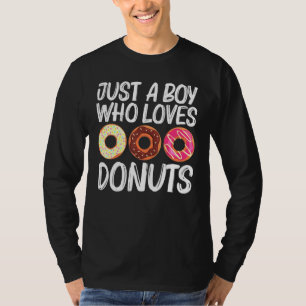 T-shirt Art cool Donut Pour Garçons Enfants Sucre Glaqué C