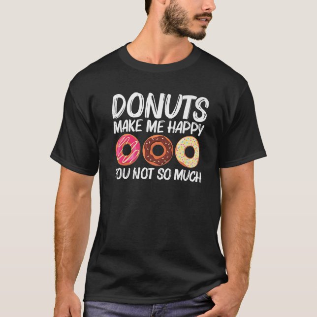 T-shirt Art cool Donut Pour Hommes Femmes Sucre Glaqué Cho (Devant)