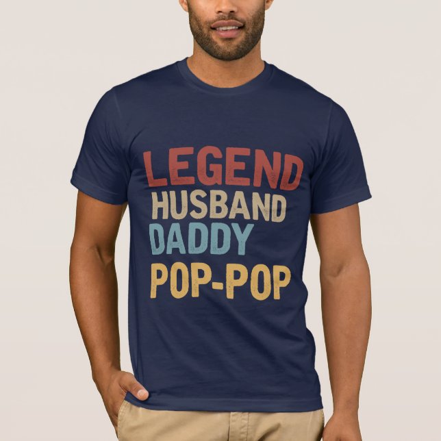 T-shirt Art cool grand-père (Devant)