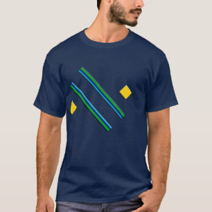 T-shirt Art cool moyens de conception vectorielle abstrait