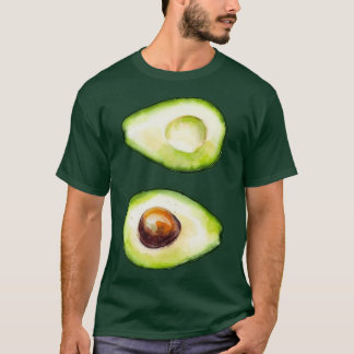 T-shirt Art coupe Avocado en deux