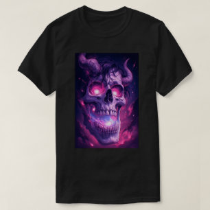 T-shirt Art d'attaque d'anime de crâne gothique hellénique