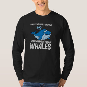 T-shirt Art De Baleine Pour Hommes Femmes Orca Narwhal Blu