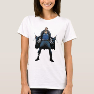 T-shirt Art de bande dessinée de boomerang du peloton   d