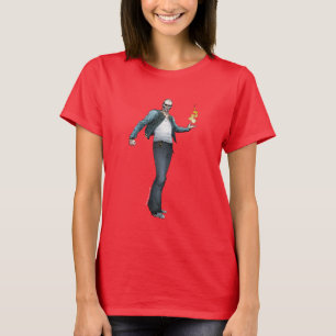 T-shirt Art de bande dessinée d'EL Diablo du peloton   de