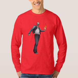 T-shirt Art de bande dessinée d'EL Diablo du peloton   de
