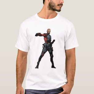 T-shirt Art de bande dessinée du peloton Deadshot de