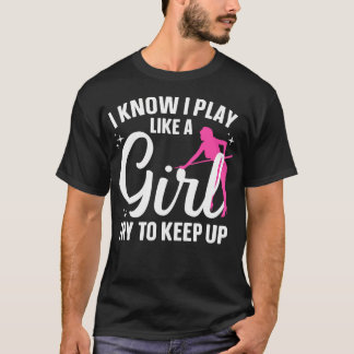 T-shirt Art de billard drôle pour femmes filles amateur de