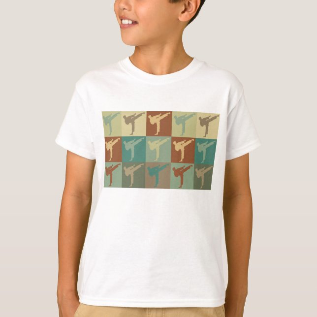 T-shirt Art de bruit de karaté (Devant)