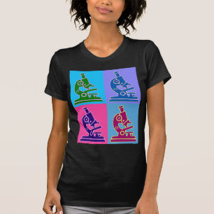 T-shirt Art de bruit de microscope