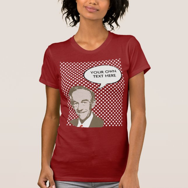 T-shirt Art de bruit de Ron Paul (Devant)