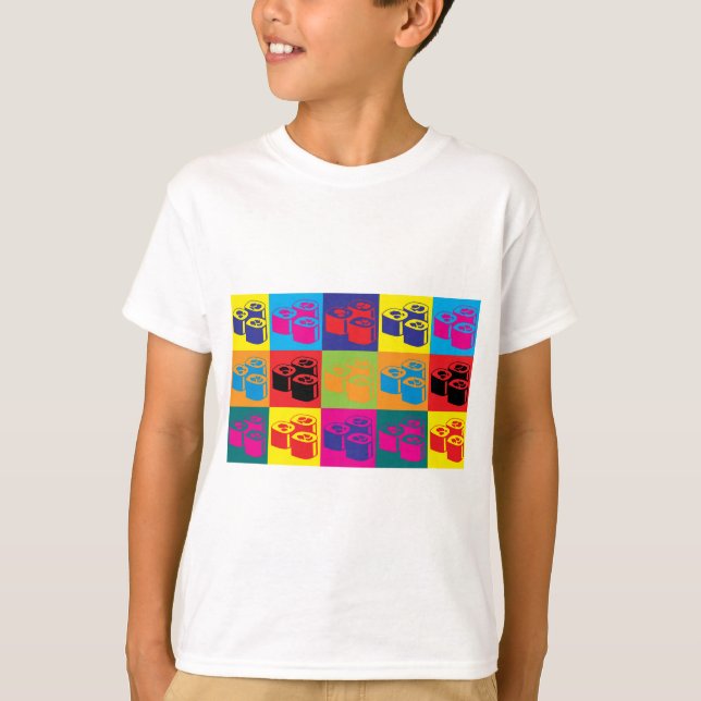 T-shirt Art de bruit de sushi (Devant)