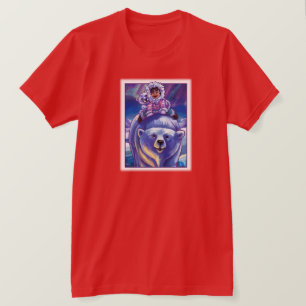 T-shirt Art de bus Ours Polaire
