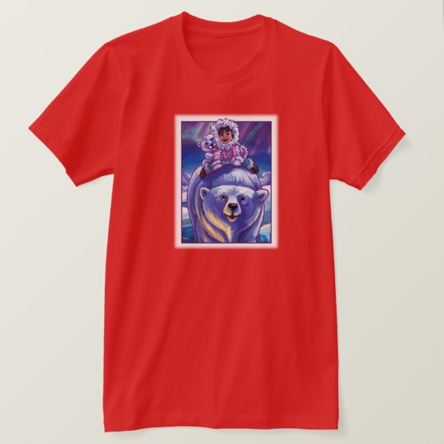 T-shirt Art de bus Ours Polaire (Design devant)