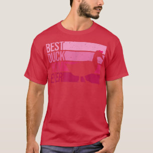 T-shirt Art de canard drôle pour maman pour les femmes fil
