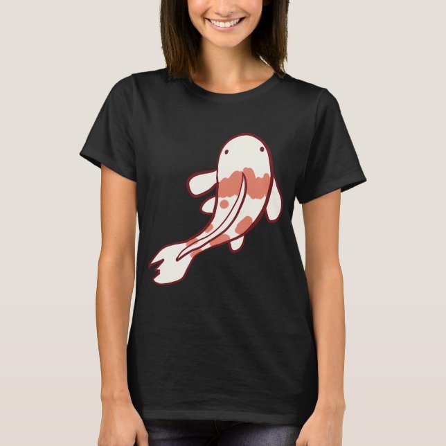 T-shirt art de carpe koï (Devant)