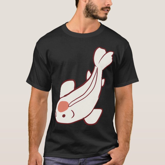 T-shirt art de carpe koï (Devant)