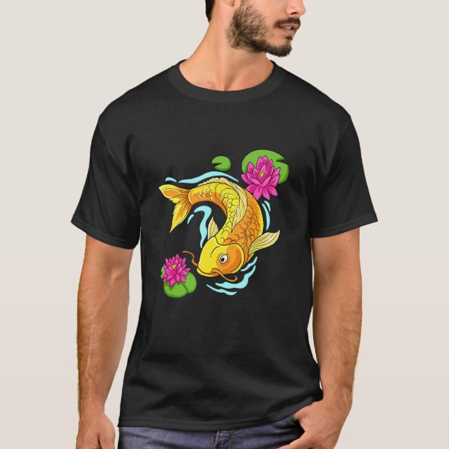 T-shirt Art de carpe koï (Devant)