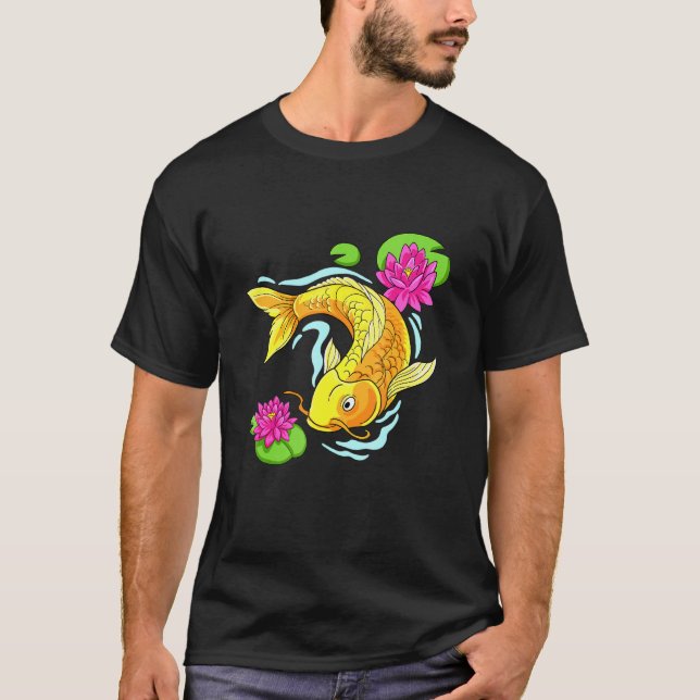 T-shirt Art de carpe koï (Devant)