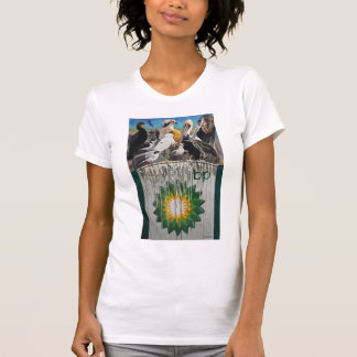 T-shirt Art de catastrophe d'huile de langue de volaille