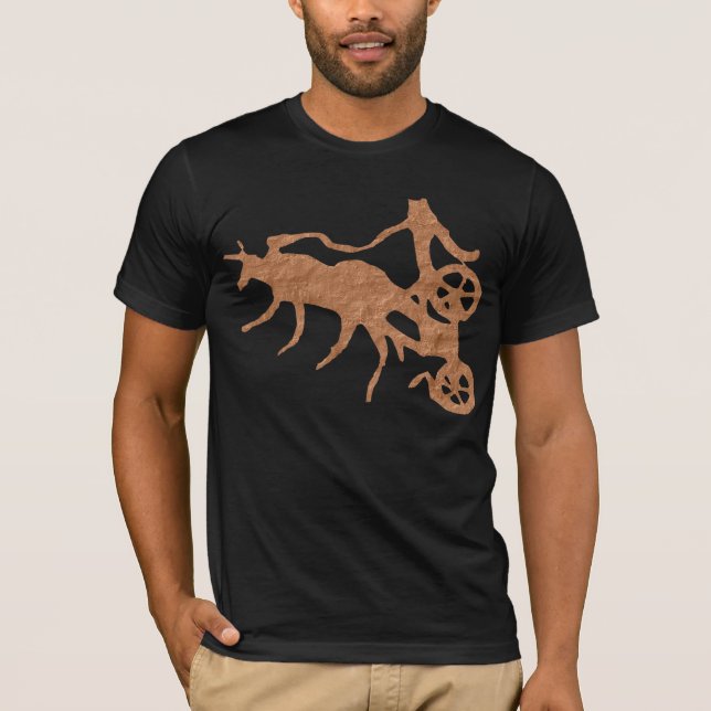 T-shirt art de caverne (Devant)