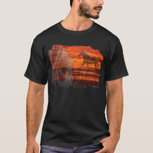 T-shirt Art de cheval :   Le feu de forêt