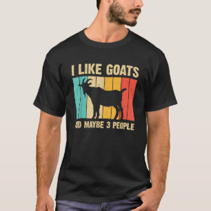 T-shirt Art de chèvre drôle pour hommes femmes enfants éle