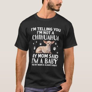 T-shirt Art de Chihuahua mignon pour les femmes maman race