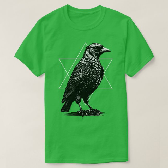 T-shirt Art de corbeau (Design devant)