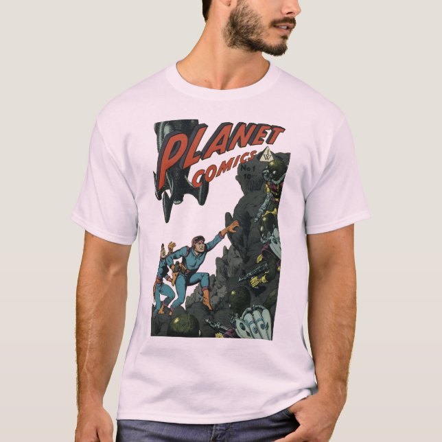 T-shirt Art de couverture : Bandes dessinées #1 de planète (Devant)
