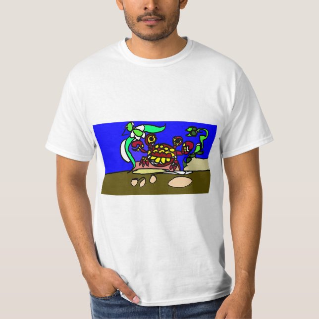 T-shirt Art de crabe (Devant)