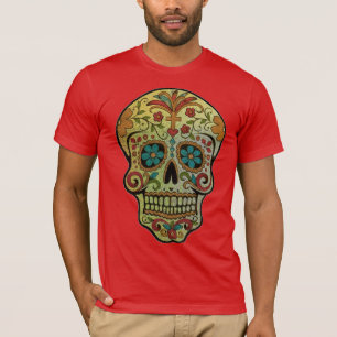 T-shirt Art de crâne en sucre, Jour des morts