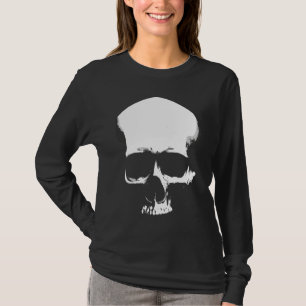 T-shirt Art de crâne monochrome